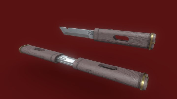 double knives 3D Model
