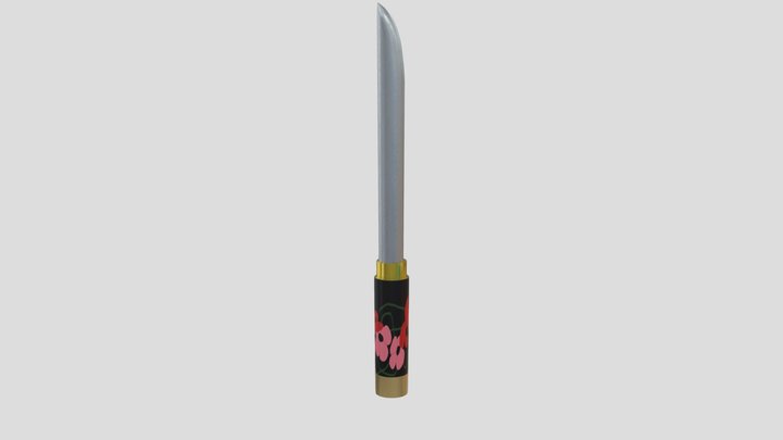 Majima Tanto Dagger Model 3D Model