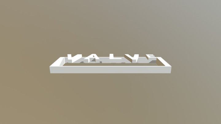 Valve Logo 3D Model