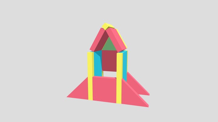 Ракета 3D Model