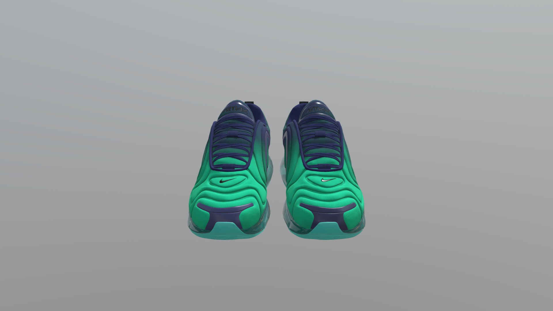 3D model Air Max 720 Nike - This is a 3D model of the Air Max 720 Nike. The 3D model is about a pair of shoes.