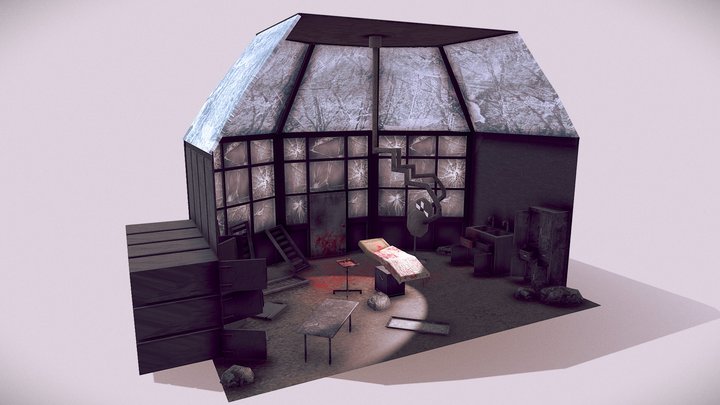 Haunted Asylum/Experiment Room 3D Model