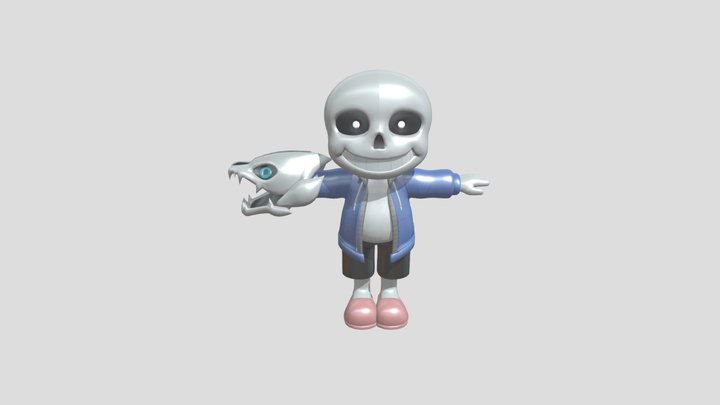 sans - Undertale - Download Free 3D model by VibaPop (@VibaPop) [e8e5b38]