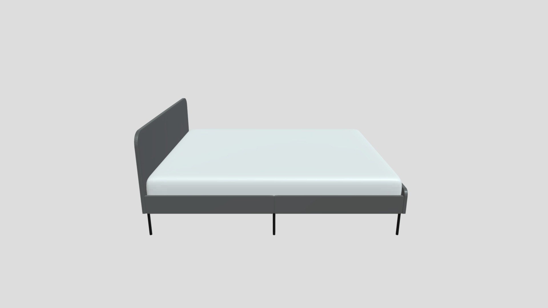 Bed - 3D Model By Popovandrey2k16 [98a26af] - Sketchfab