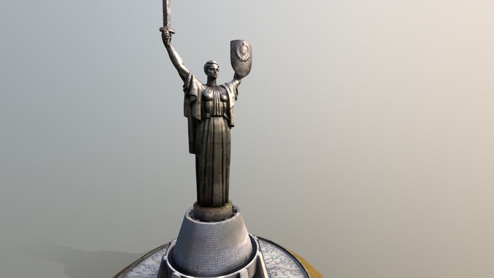 The Motherland Monument (updated 12.14.19) 3D Model