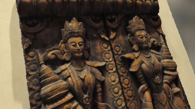 Buddist carved panel 3D Model