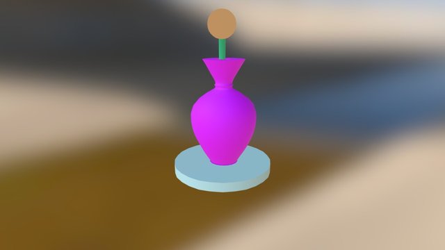 Florero Splines 3D Model