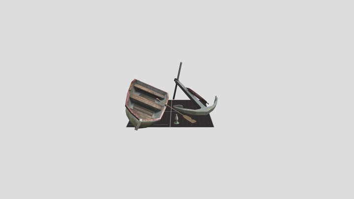 DAE 5 Finished Props - By the ocean 3D Model