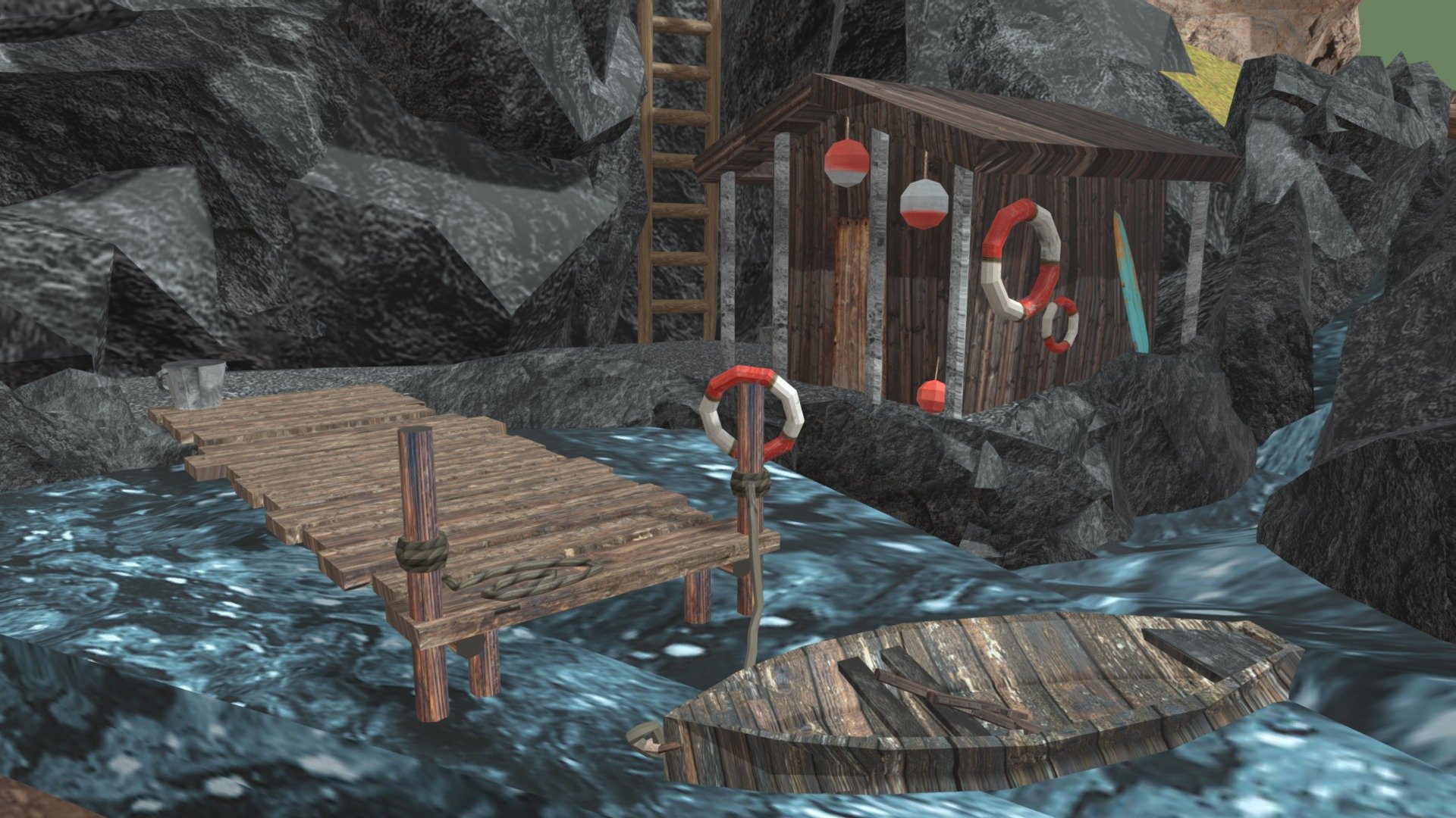 By The Ocean - Download Free 3D model by Tobe.Goossens [98a7971 ...