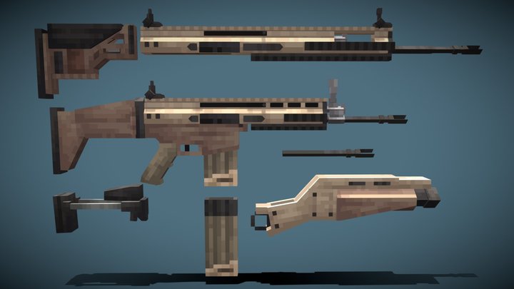 Scar h low poly 3D Model