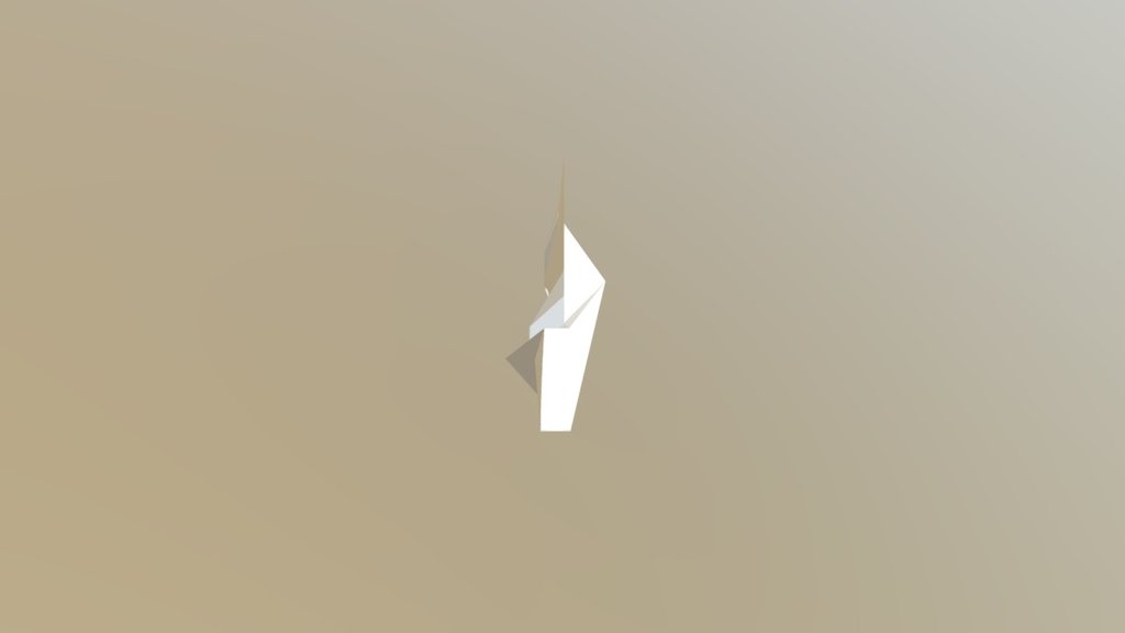 F22 Raptor Up Centwdawder low poly simple 01