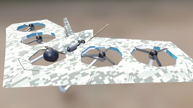 FlyDrone 3D Model
