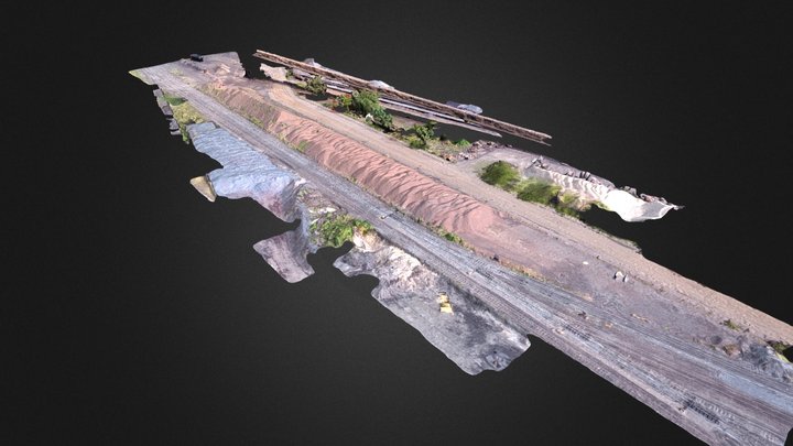Mineral Stockpile 3D Model