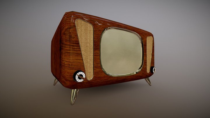 Retro TV – Free 3D Model STL
