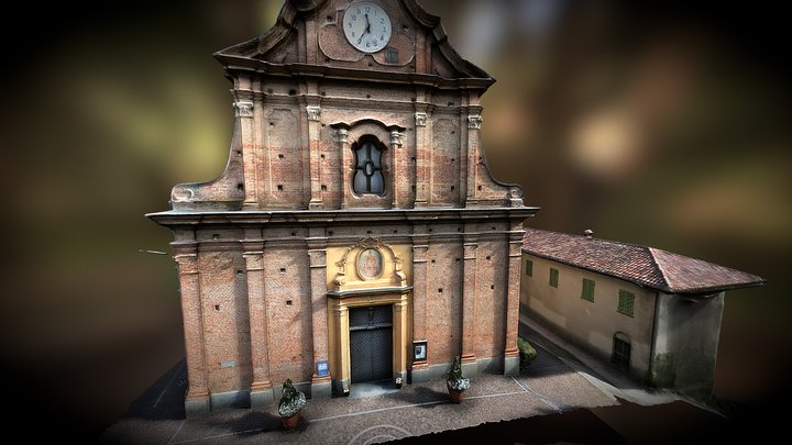 Lequio Tanaro Church 3D Model