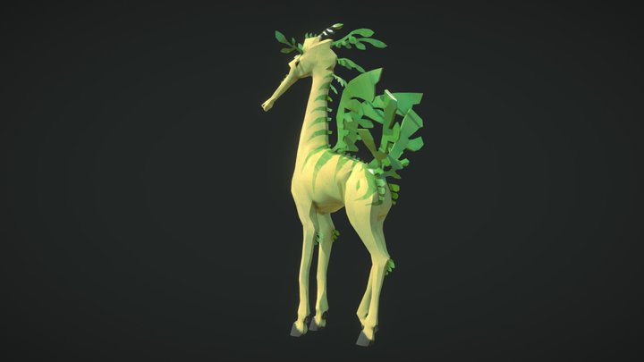 Animated Searaffe 3D Model