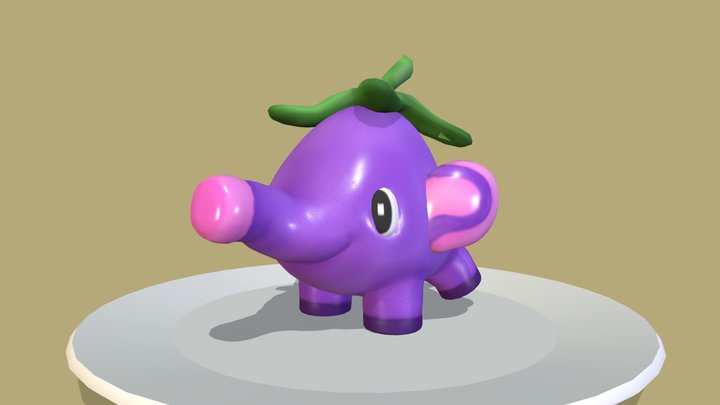 Eggophant v2 3D Model