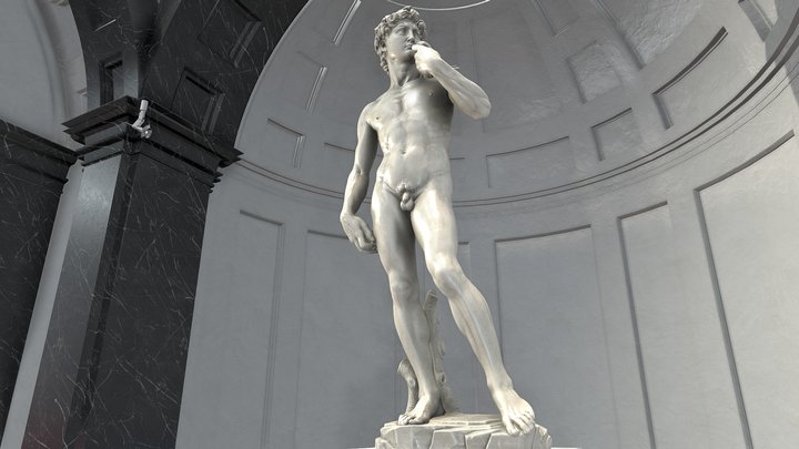 Michelangelo David 3D Model
