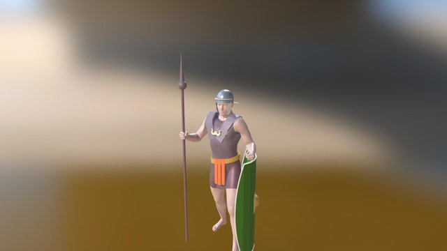 Roman Legionaer 3D Model