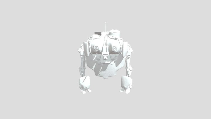 Rustic Mech Walker, #Thanksgiving# 3D Model