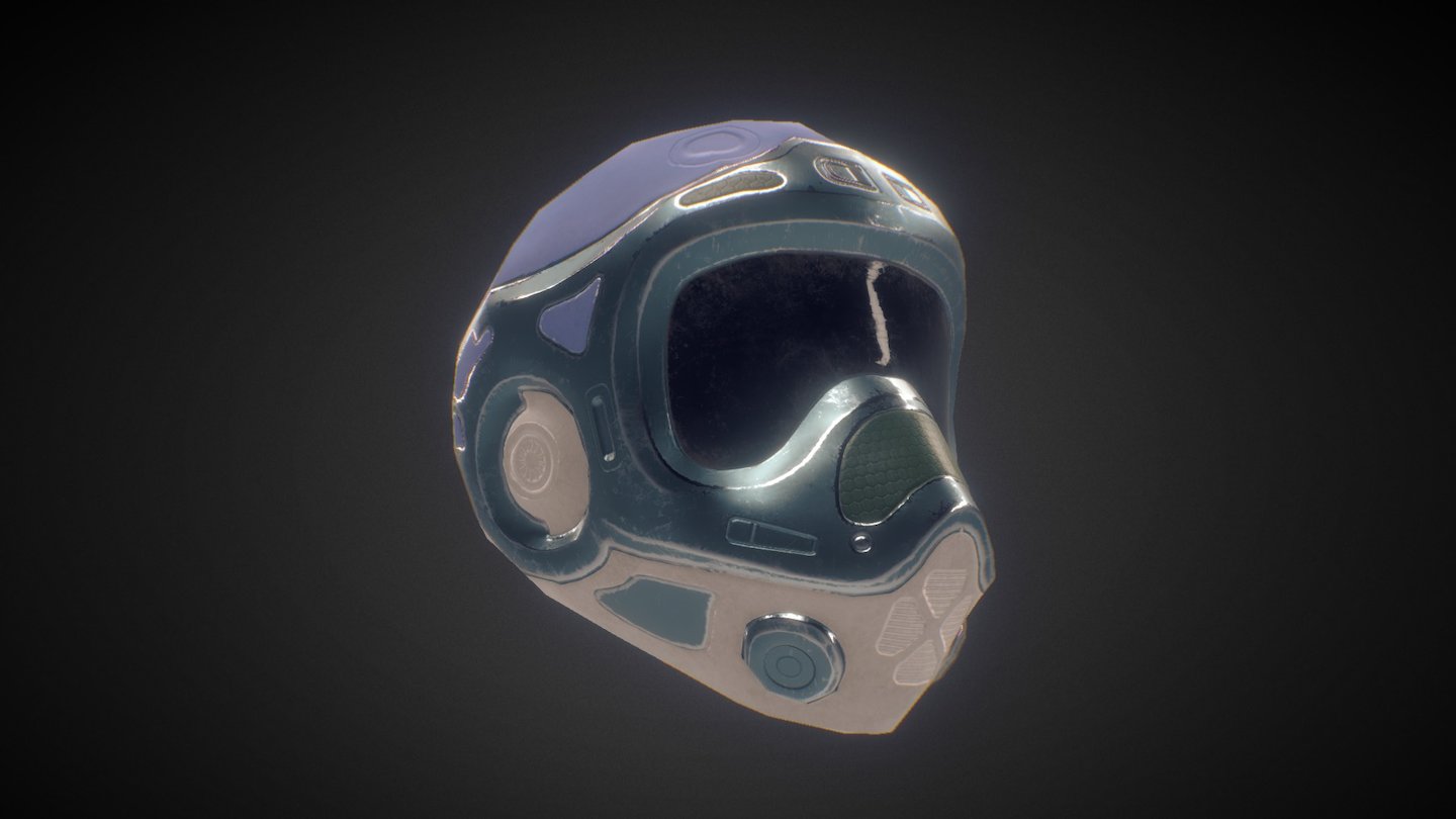 Brian's Aerospace Helmet - 3D model by zulubo [98aeebf] - Sketchfab
