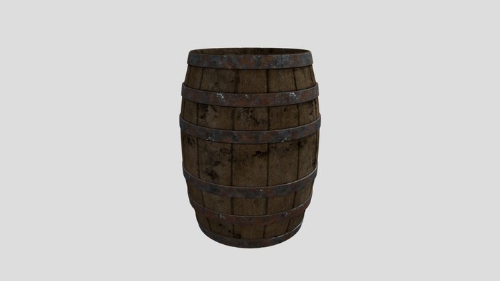 Barrel_Texture_v1 3D Model