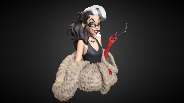 Cruella De Vil 3D Model