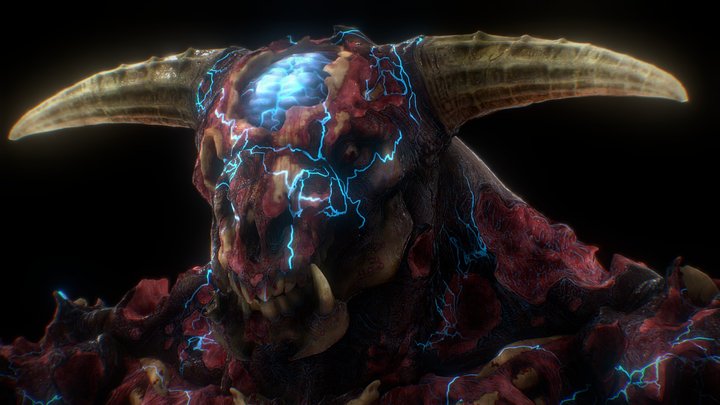 DOOM eternal icon of sin(gibaliciously damaged)