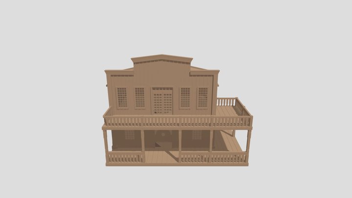 House wild west 3D Model