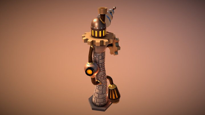 Tower_radio_old 3D Model