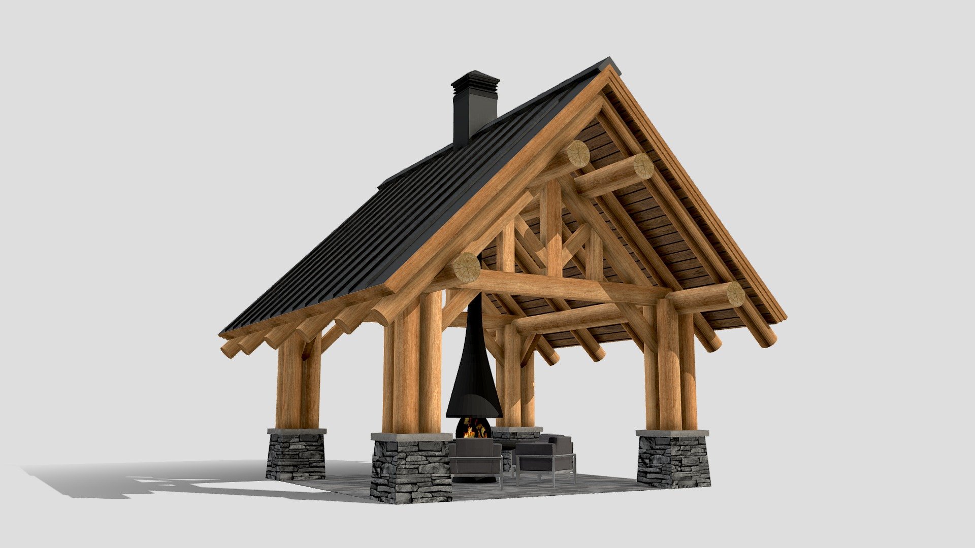 Беседка_1 - Download Free 3D model by Smart Wood (@smwood) [98b230f ...