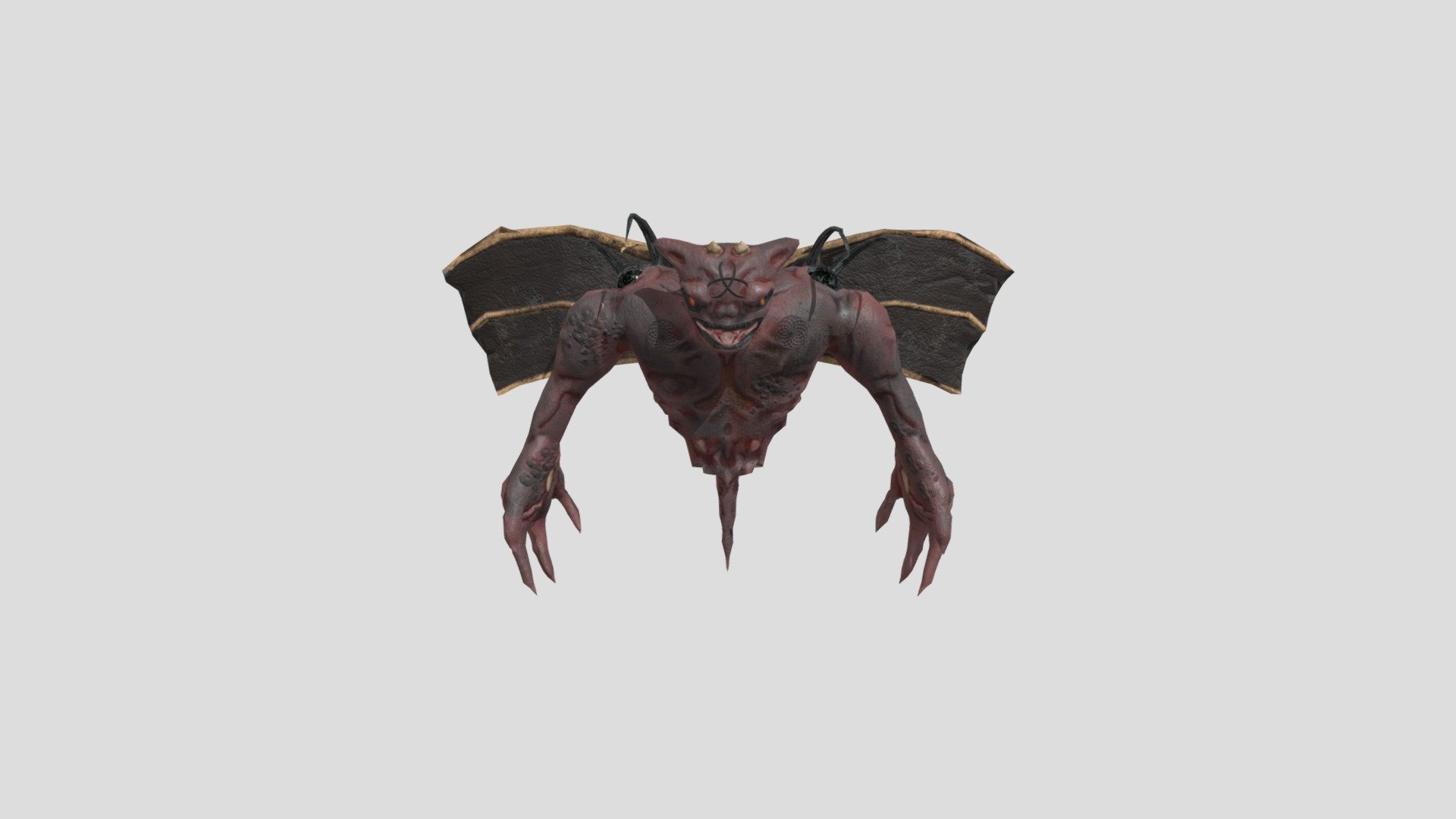 Organic Demon Creature (3D Exam H21) - Download Free 3D model by Elinor ...