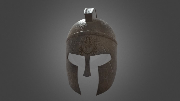 Helmet of Leonidas 3D Model