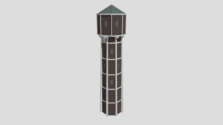 Watertower Rimburg 3D Model