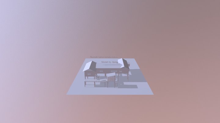 Rumah lama datuk/nenek 3D Model