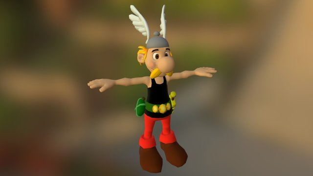 Asterix the Gaul 3D Model