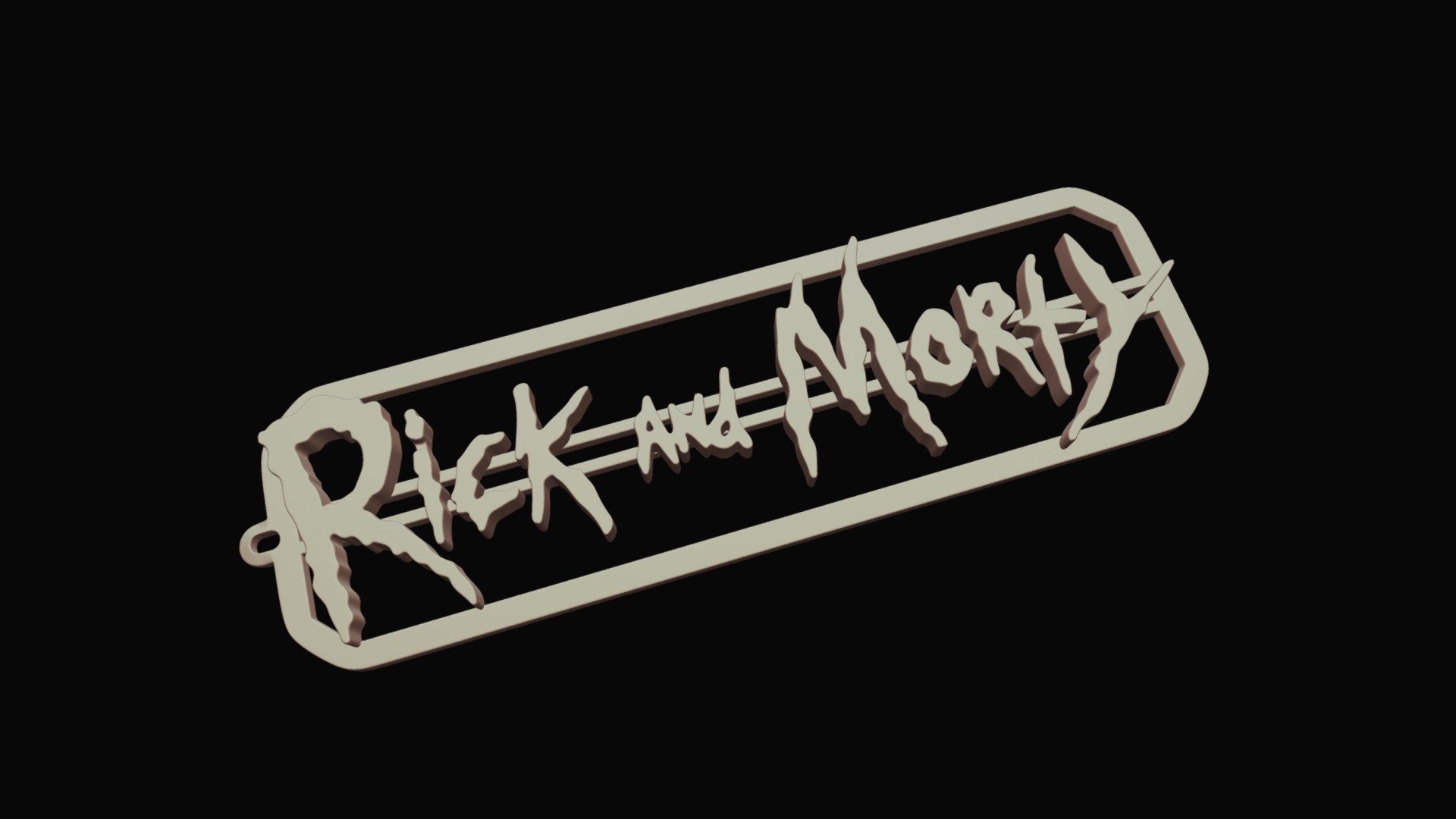 Rick and Morty Trinket 1 FREE 3dprint