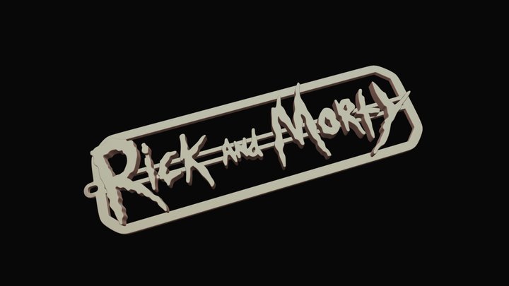 Rick and Morty Trinket 1 FREE 3dprint 3D Model