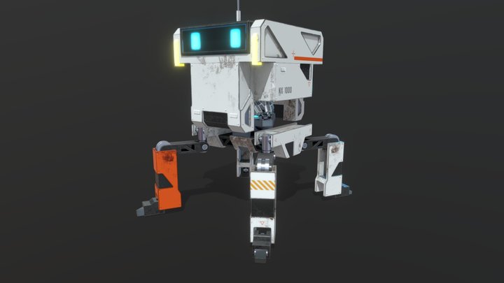 Cube Droid NX-1000 3D Model