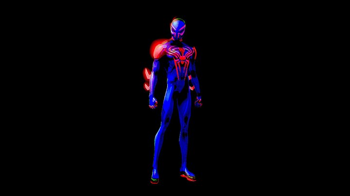 spiderman-2099-spiderman-across-the-spider-verse 3D Model