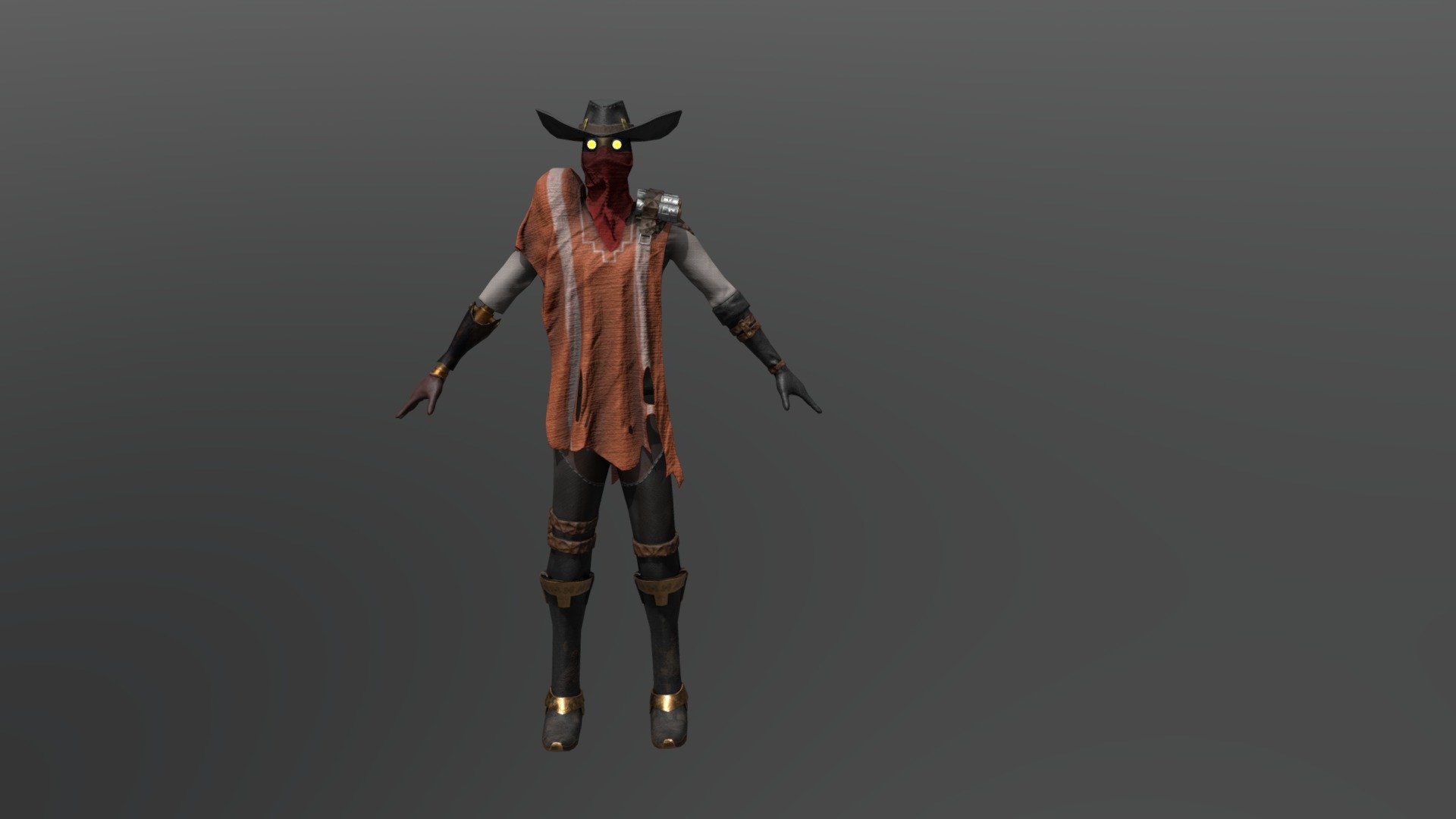 High Noon Jhin - 3D model by Artem_Ra (@Artem_Ra) [98b729d], image size:1920x1080