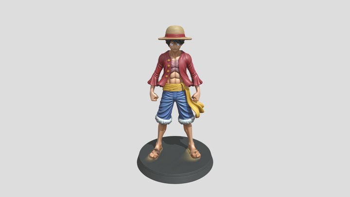 Luffy Desktop Decoration 3D 3D Model