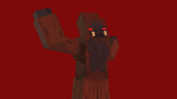 Rigged Bigfoot 3D Model