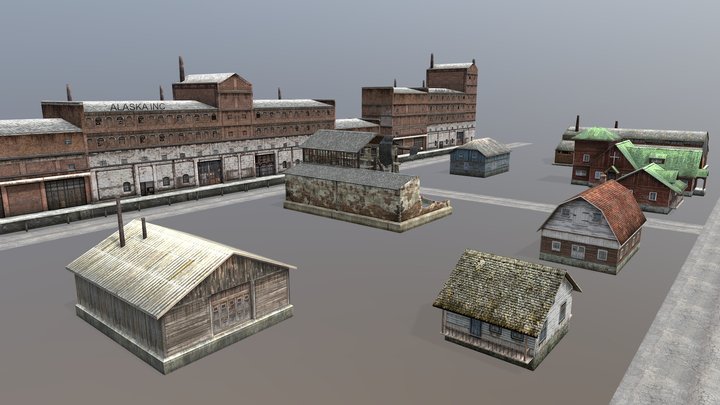 Building Props 3D Model
