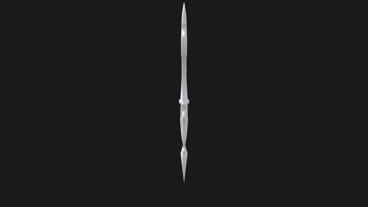 Kunai knife export 3D Model
