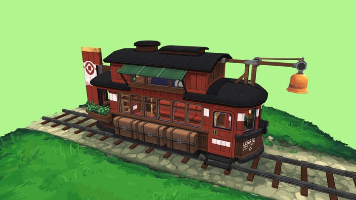 Spirit Trolley 3D Model