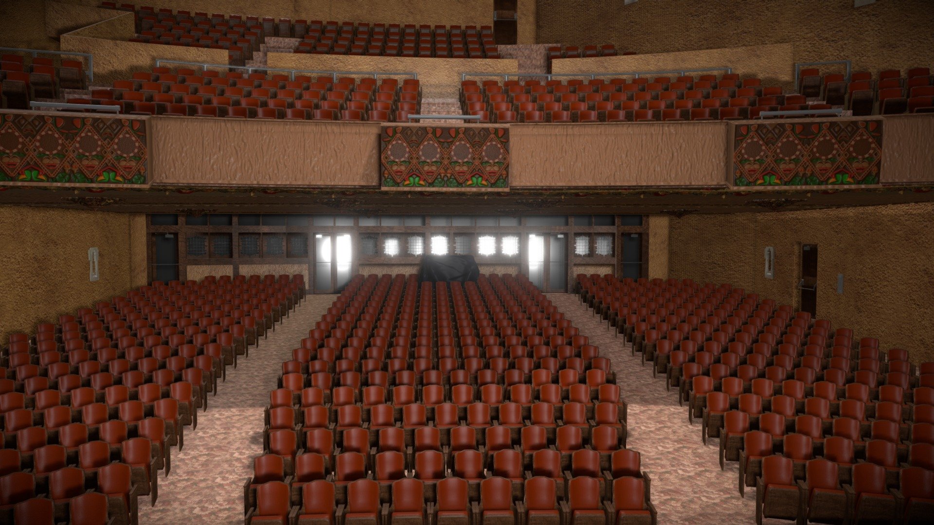 Madame Walker Theatre - Download Free 3D model by Connections XR