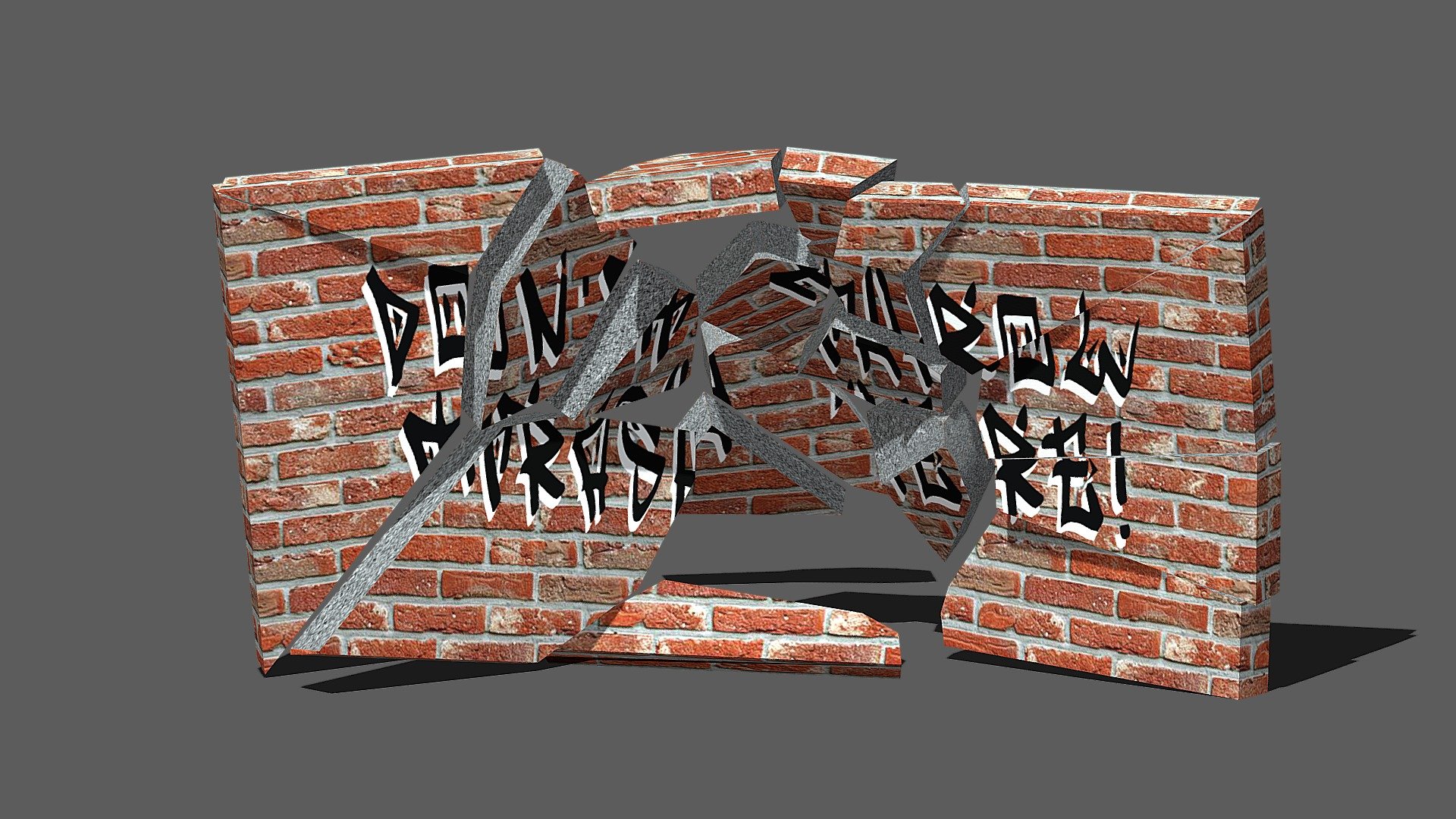 Wall Hit Animated - Download Free 3D model by Ninja (@niiinja) [98bab65 ...