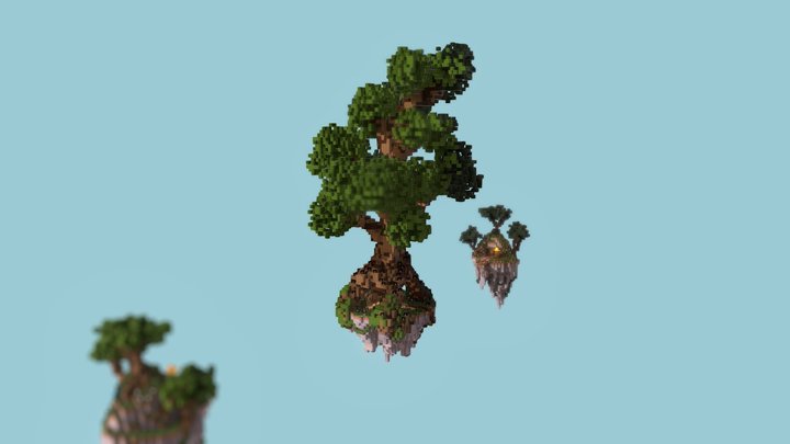 Minecraft Tree-Wars (1005) 3D Model