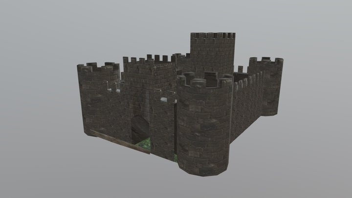 Medieval castle. 3D Model